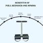 Single Spring Pull Reducer | Tummy Trimmer & Resistance Band for Belly Fat, Abs & Full Body Workout – Portable Slimming Exercise Rope for Home & Gym