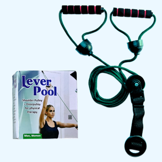 Lever Pool Shoulder Pulley | Over Door Shoulder Exercise & Rehab Pulley | Frozen Shoulder Physio Machine