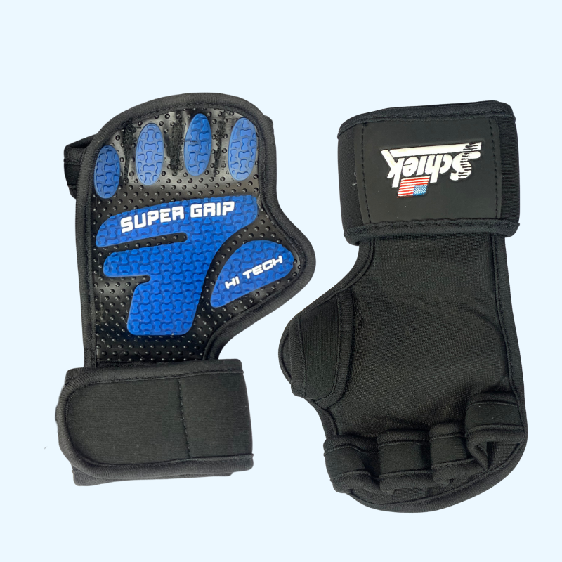 Bodybuilder Super Grip Gym Gloves – Anti-Slip & Wrist Support | Unisex | Black | One Size / XL