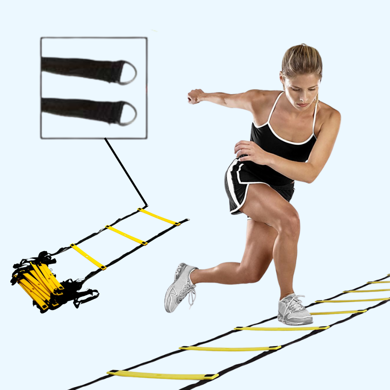 Agility Ladder for Speed, Footwork & Coordination Training – Portable Fitness Ladder for Athletes, Home Workouts & Outdoor Sports (Football, Basketball, Cricket)"