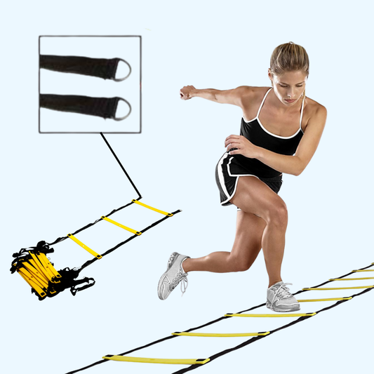 Agility Ladder for Speed, Footwork & Coordination Training – Portable Fitness Ladder for Athletes, Home Workouts & Outdoor Sports (Football, Basketball, Cricket)"