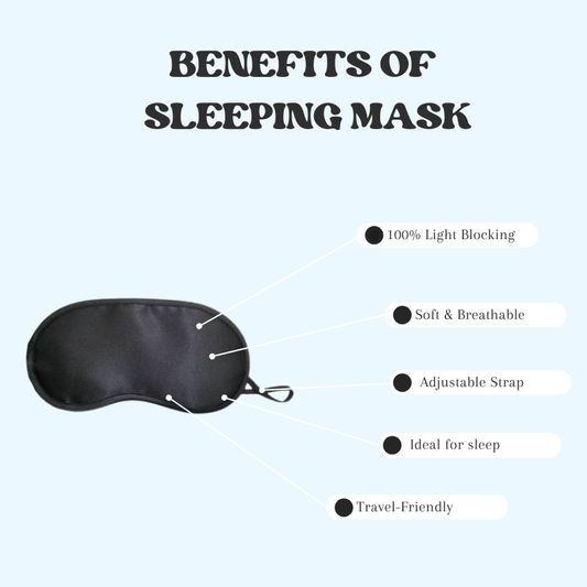 Beauty Sleeping Eye Masks | Silk, 3D, Luxury & Korean Cute Eye Masks for Dark Circles, Puffy Eyes | Pack of 3