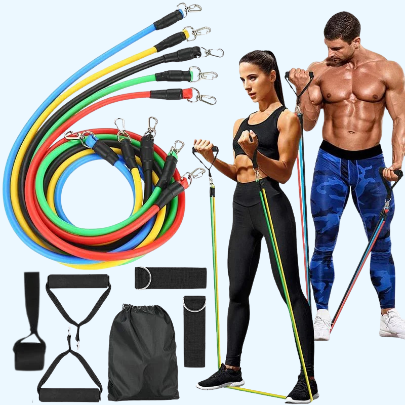 Power Resistance Band for Home Workout – Durable Exercise Band for Strength Training, Full Body Fitness & Portable Gym Use
