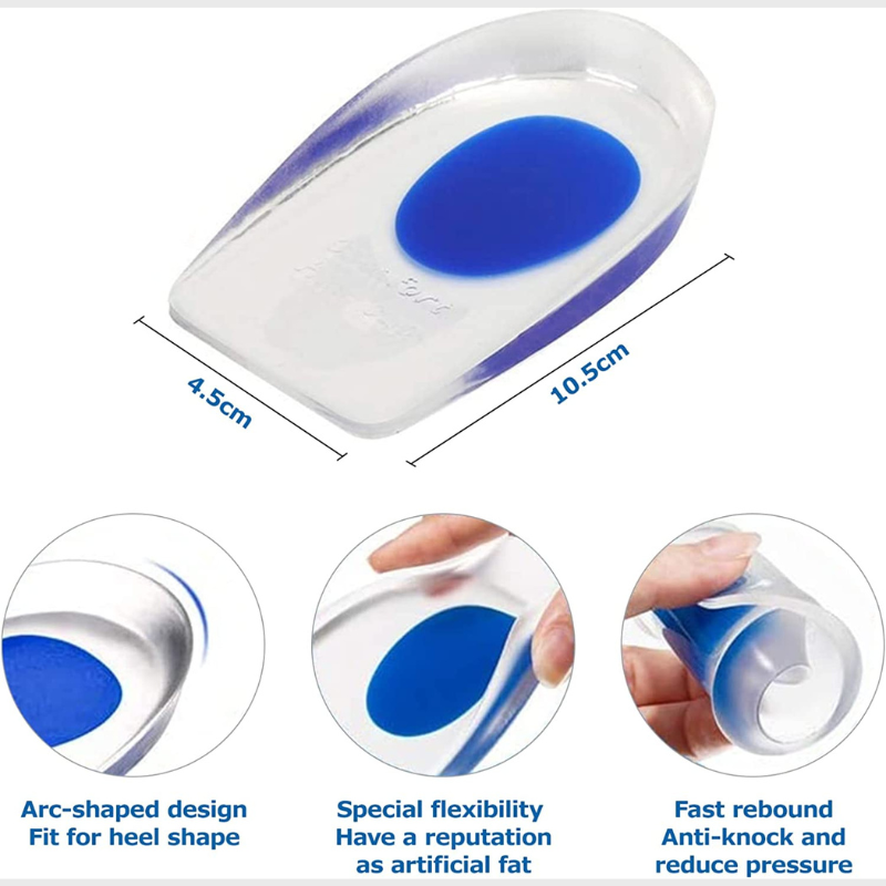 Gel Heel Insoles & Shoe Lifts | Height Increasing, Plantar Fasciitis & High Heel Insoles for Comfort & Support