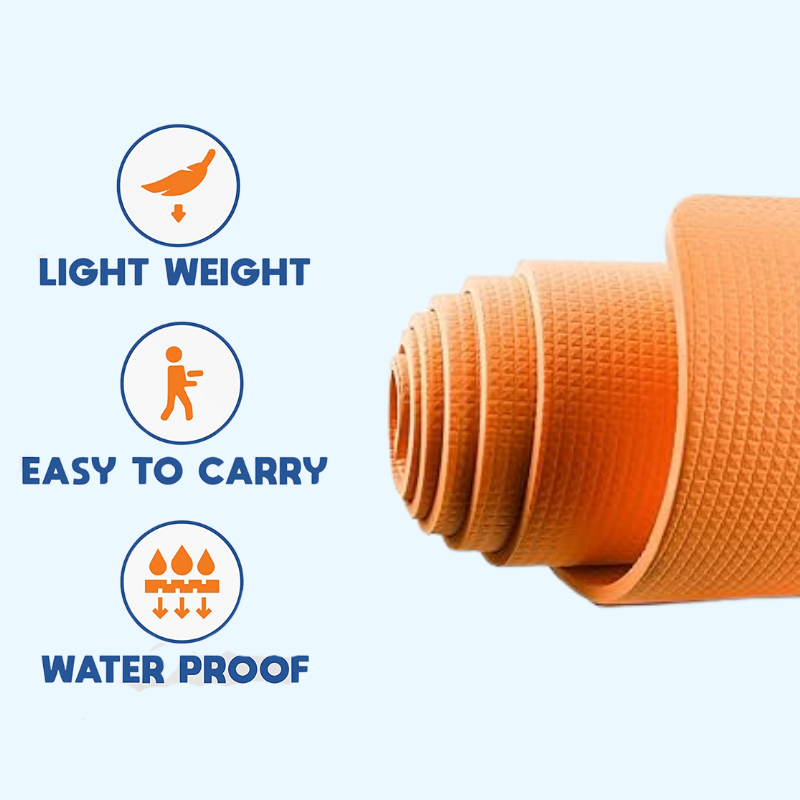 Premium Eco-Friendly Non-Slip Yoga & Exercise Mat – Extra Thick, Durable, Lightweight & Portable for Home, Gym, Pilates & Travel